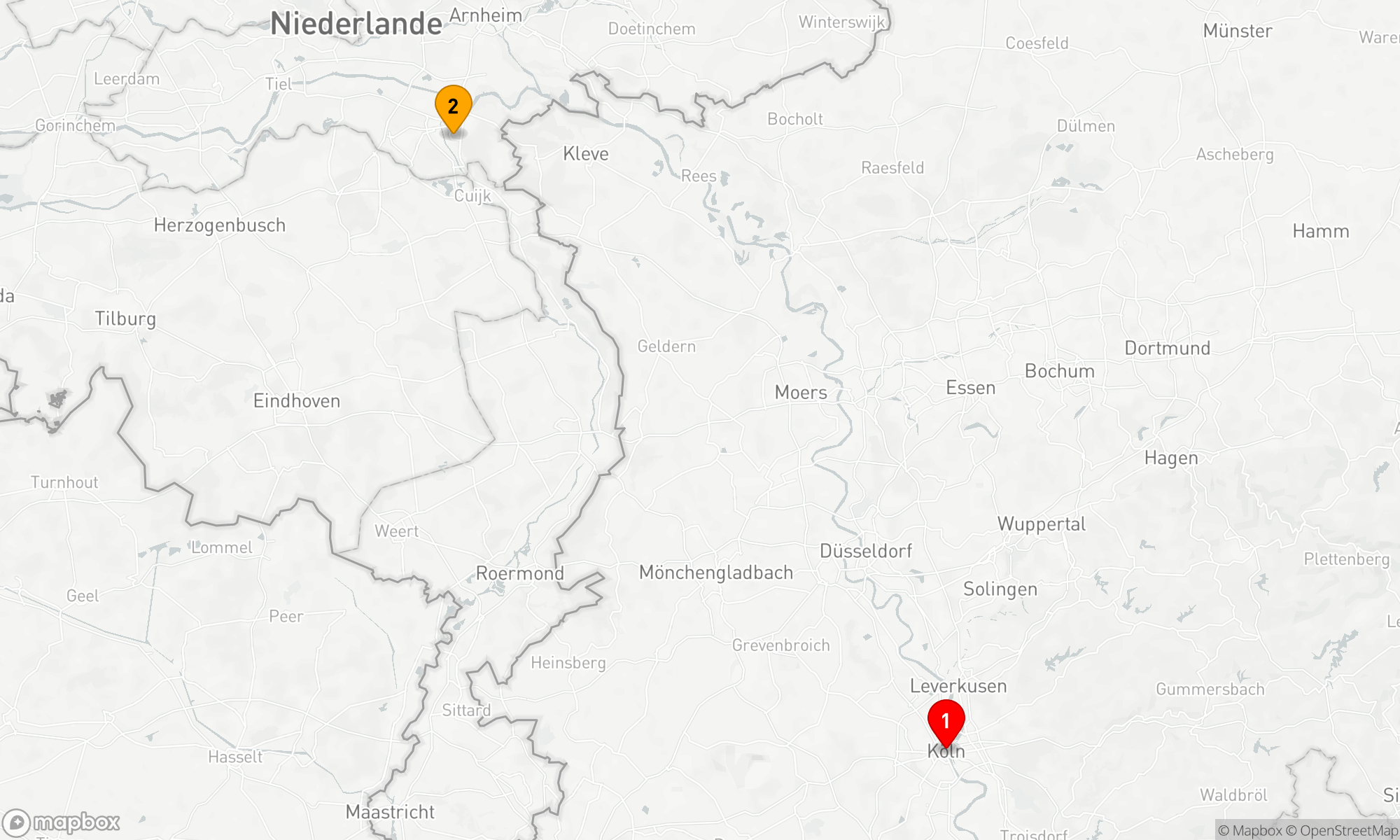 Route 2 Nächte - Dart-Eventreise mit MS Asara