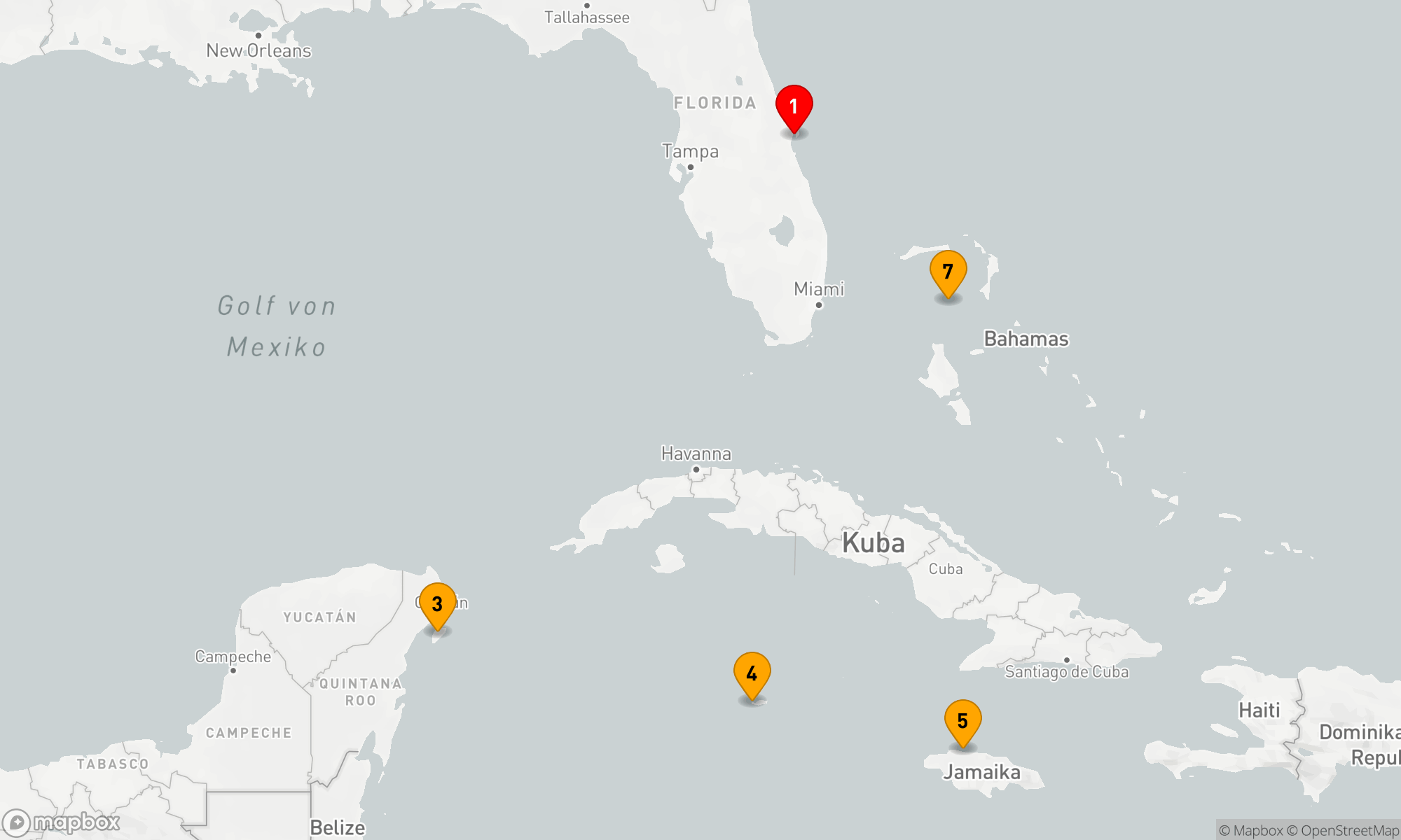 Route 7 Nächte - Karibische Entdeckerfahrt
