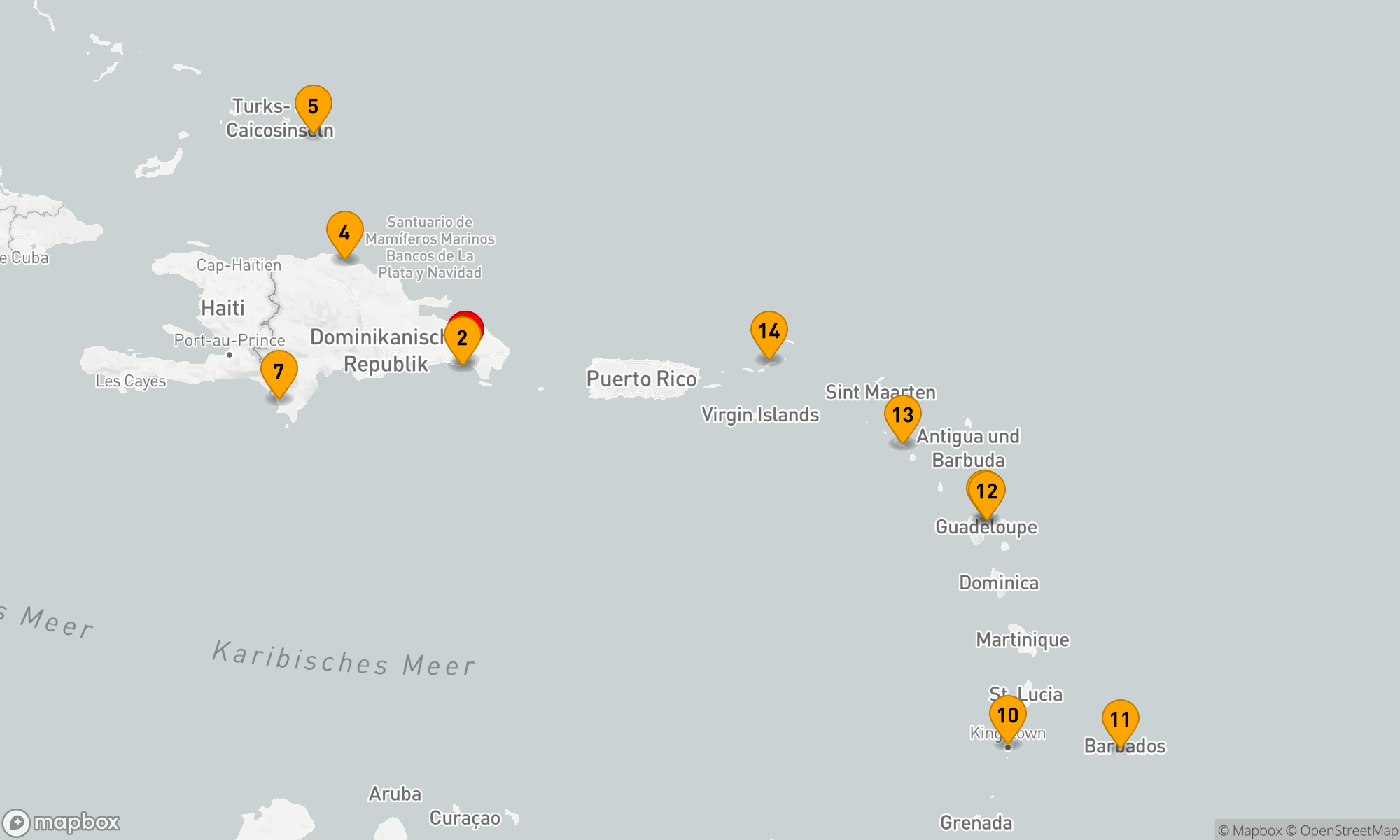 Route 14 Nächte - Karibische Entdeckungsreise