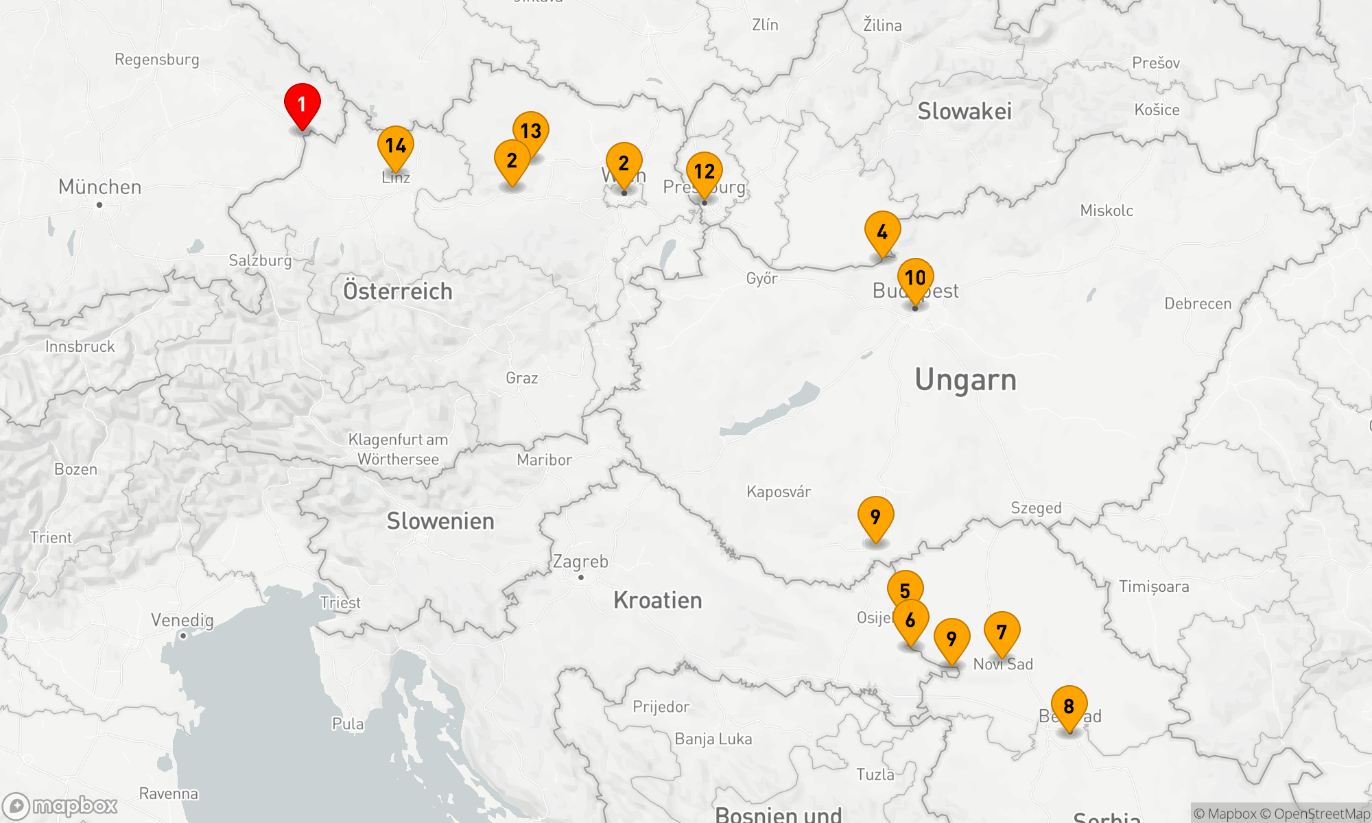 Route 14 Nächte - Eisernes Tor