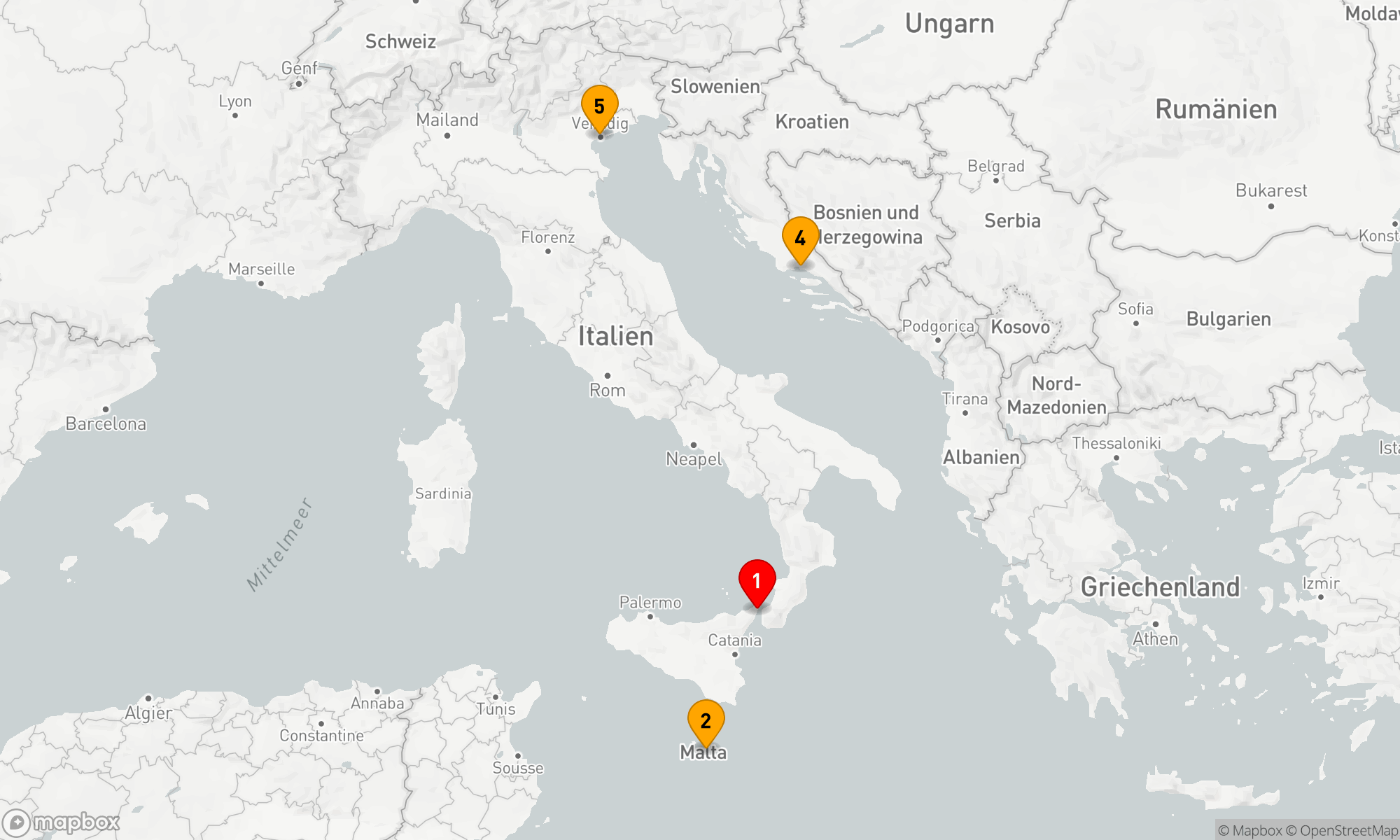 Route 4 Nächte - Kultur und Küsten der Adria