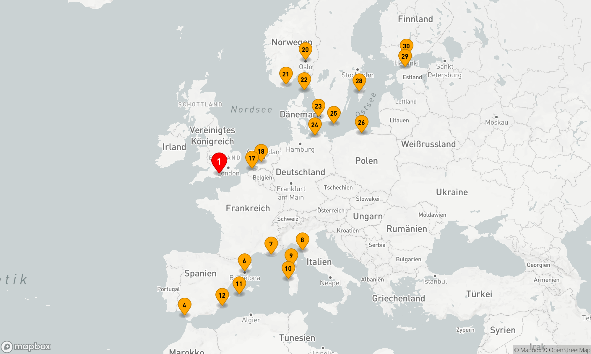 Route 29 Nächte - Mittelmeer & Ostsee Explorer