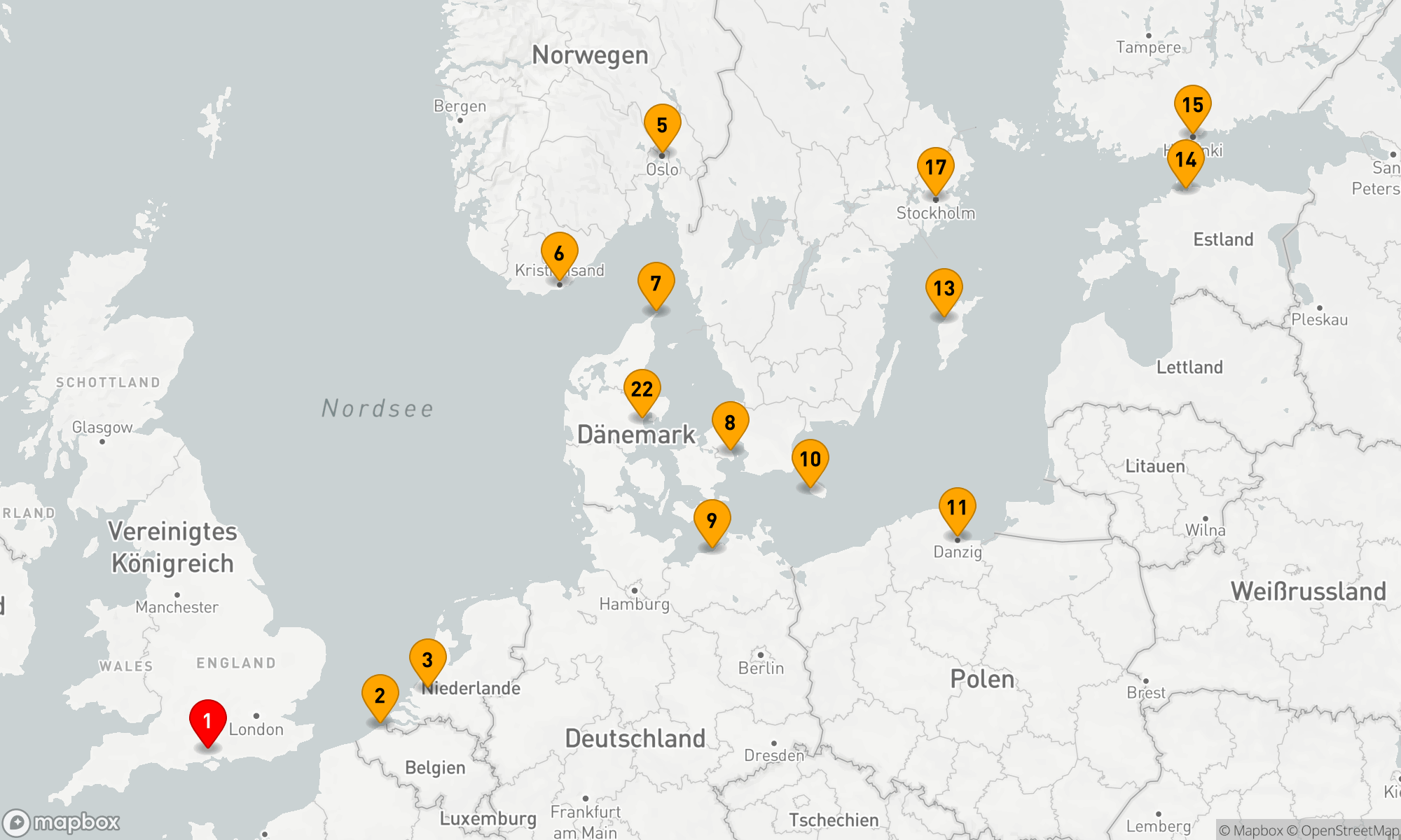 Route 22 Nächte - Skandinavien & Baltikum Explorer