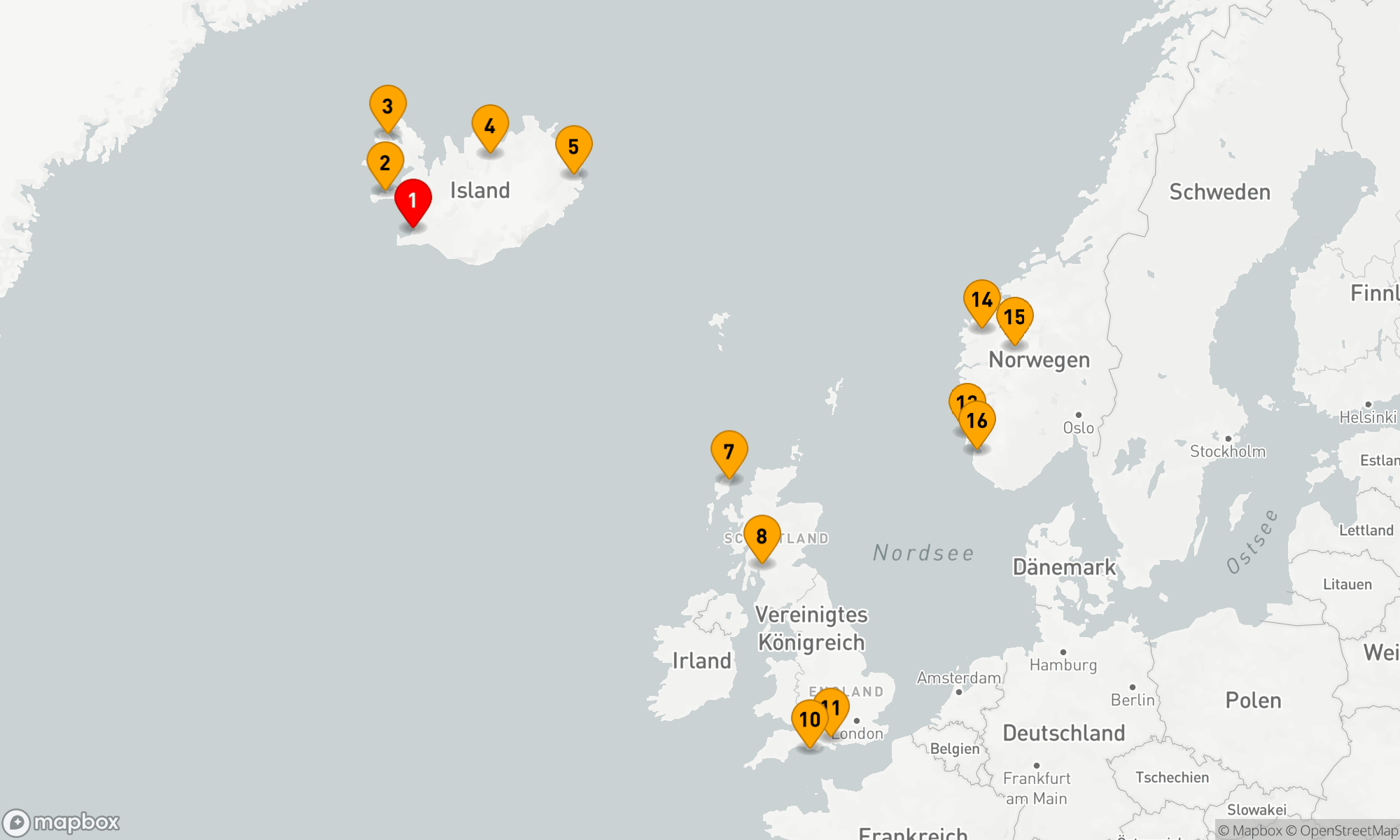 Route 17 Nächte - VIking Fjorde Abenteuer