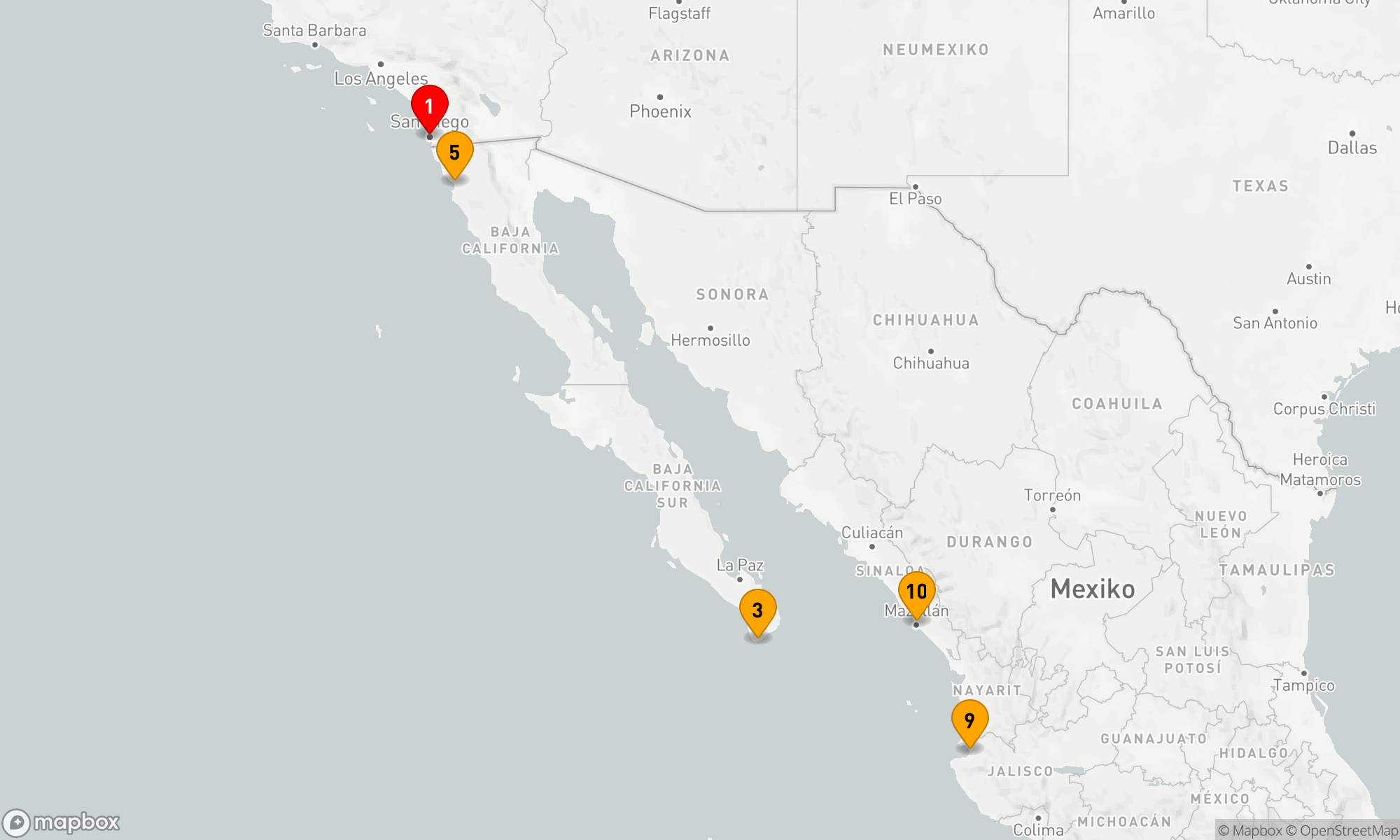 Route 12 Nächte - URLAUB AN DER MEXIKANISCHEN RIVIERA