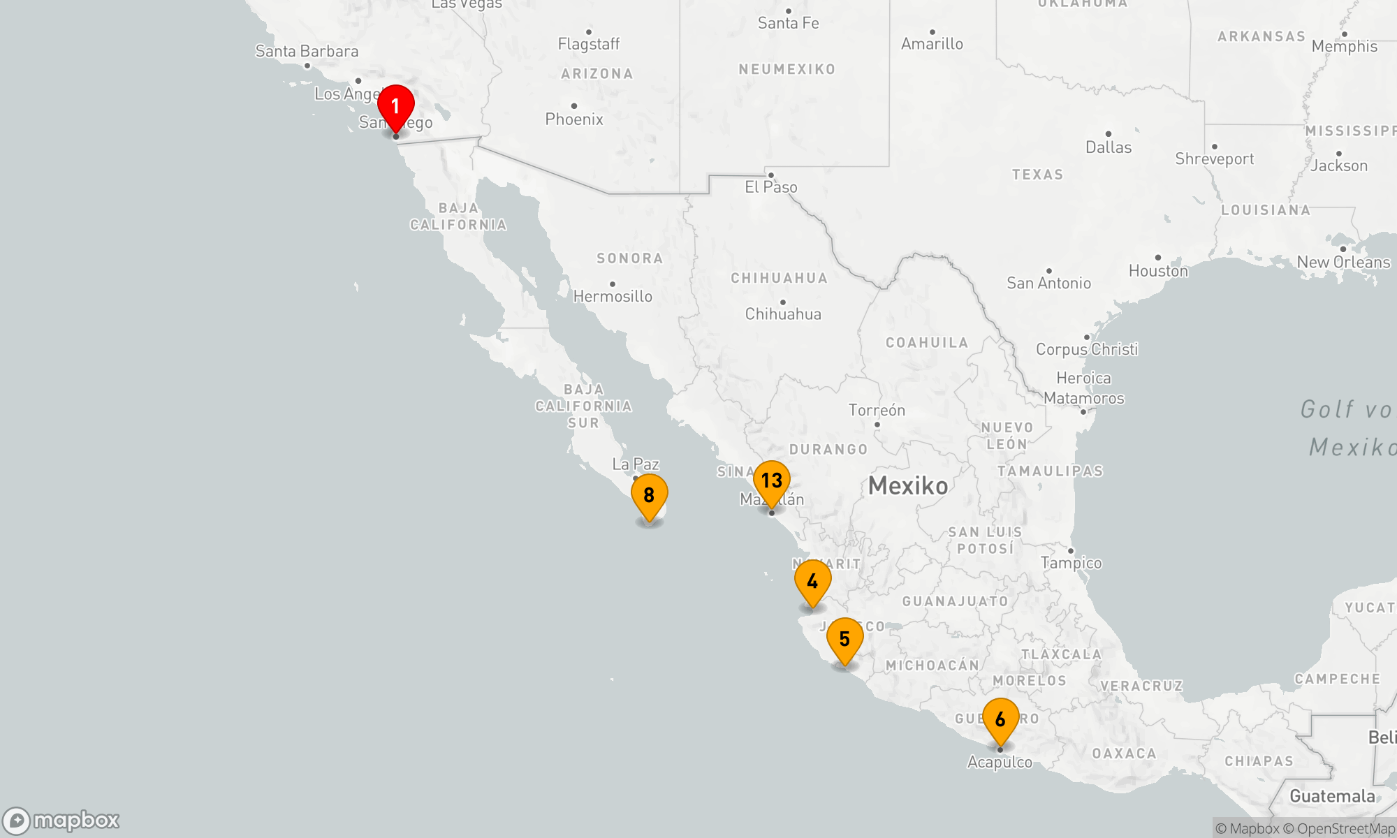 Route 16 Nächte - URLAUB AN DER MEXIKANISCHEN RIVIERA