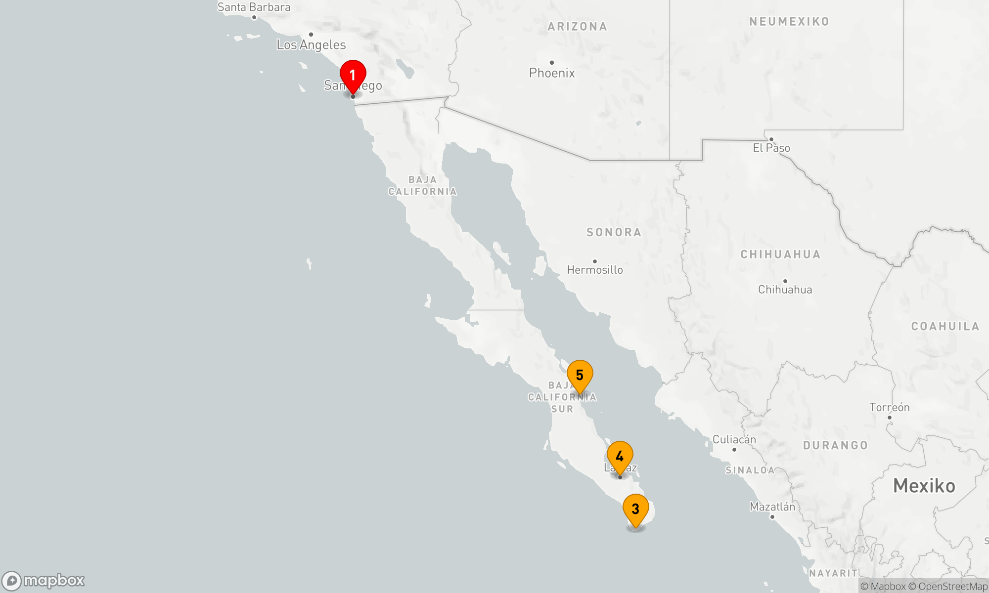 Route 7 Nächte - BAJA PENINSULA