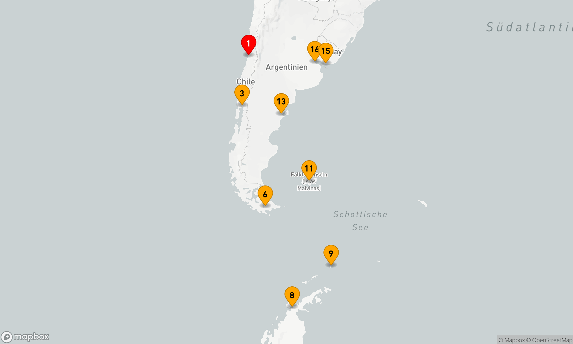 Route 15 Nächte - Südamerikanische Entdeckungsreise: Von den Anden zur Metropole Buenos Aires