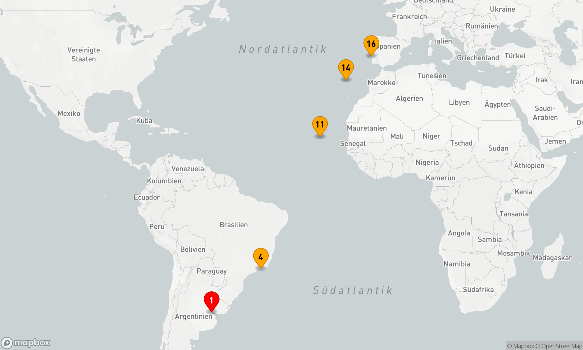Route 15 Nächte - Vom Tango zur Seefahrt-Träumerei: Reise zu Europas Toren