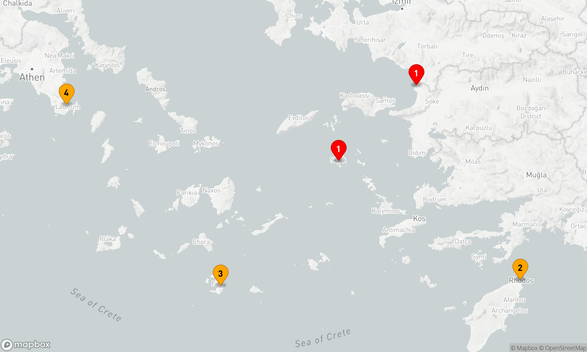 Route 4 Nächte - Ägäis-Zauber: Entdeckung Hellenistischer Küsten