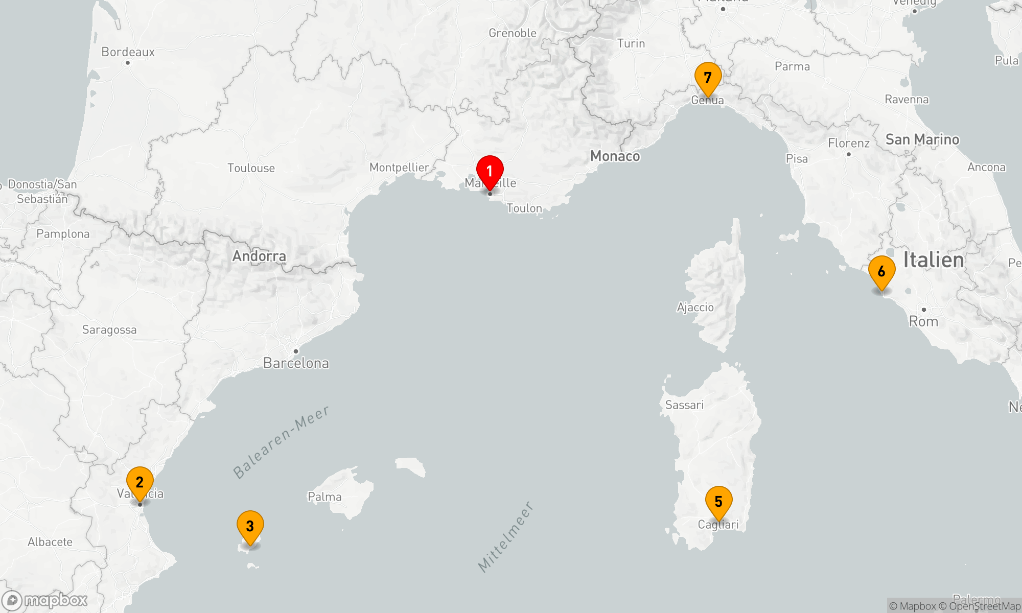Route 7 Nächte - Mediterraner Klangzauber