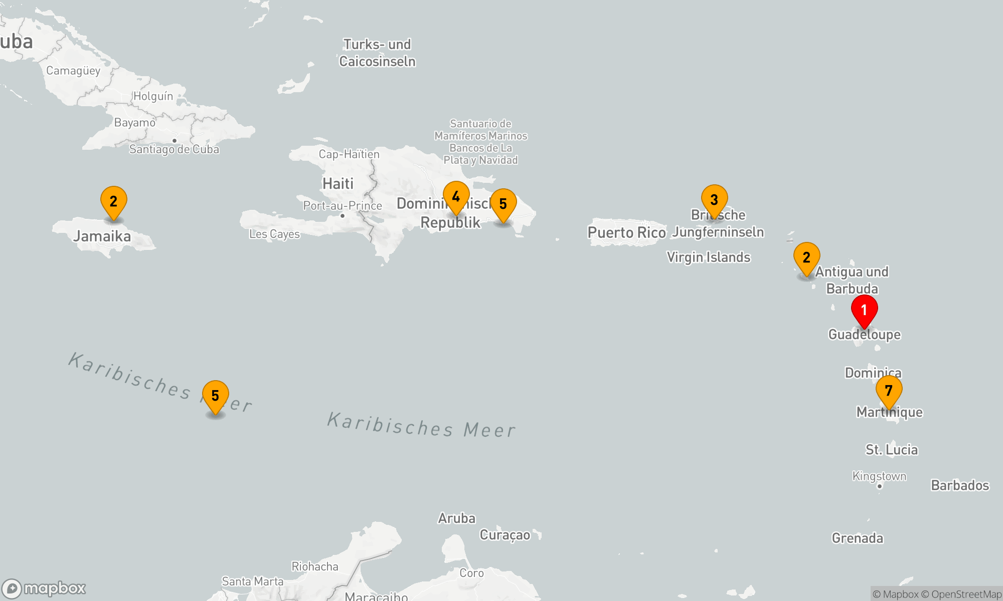 Route 7 Nächte - Karibische Entdeckungsreise