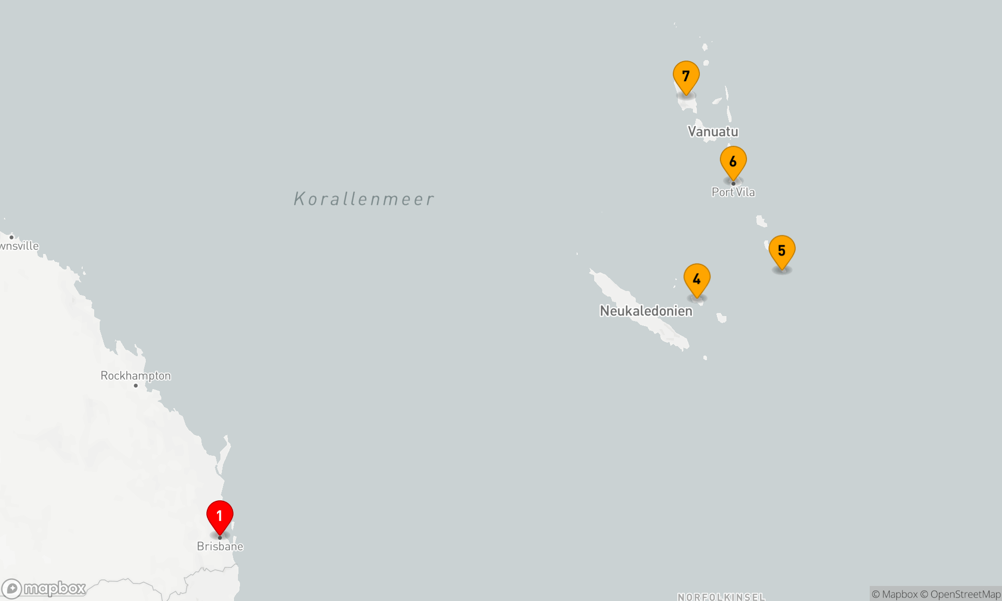 Route 10 Nächte - VANUATU & NEUKALEDONIEN
