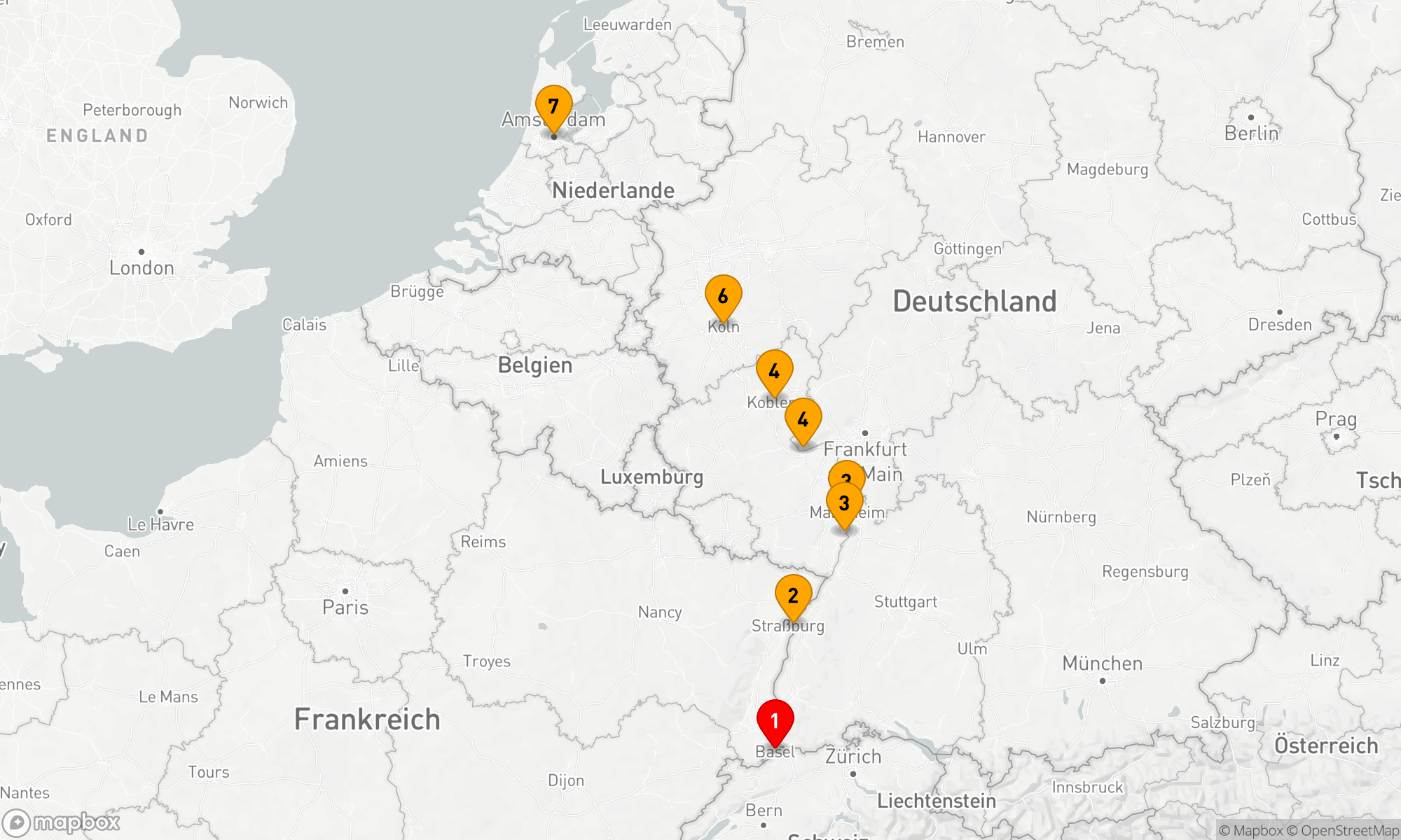 Route 7 Nächte - Rhein in Flammen