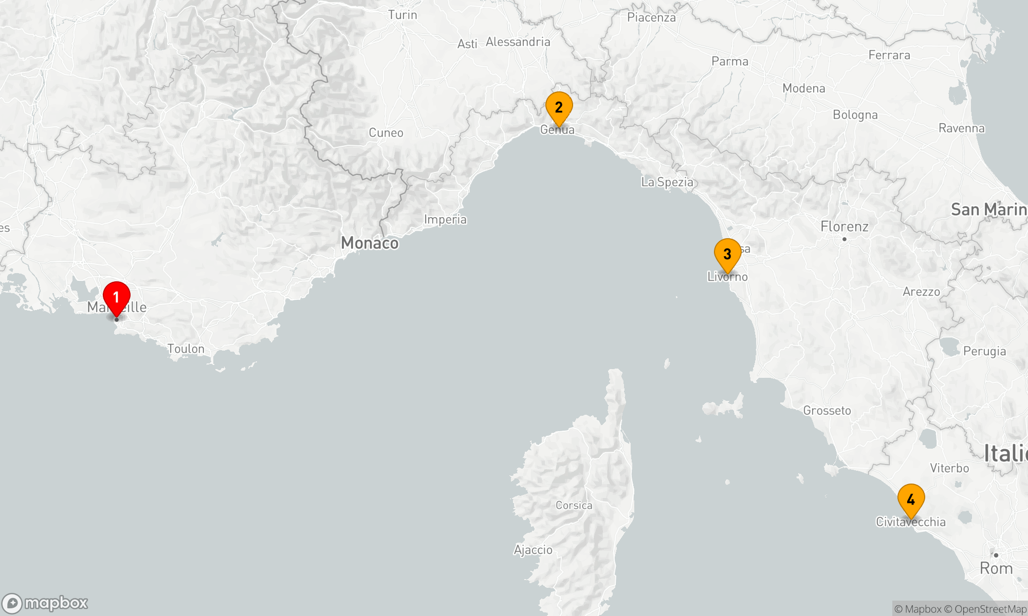 Route 3 Nächte - Mediterrane Entdeckungsreise