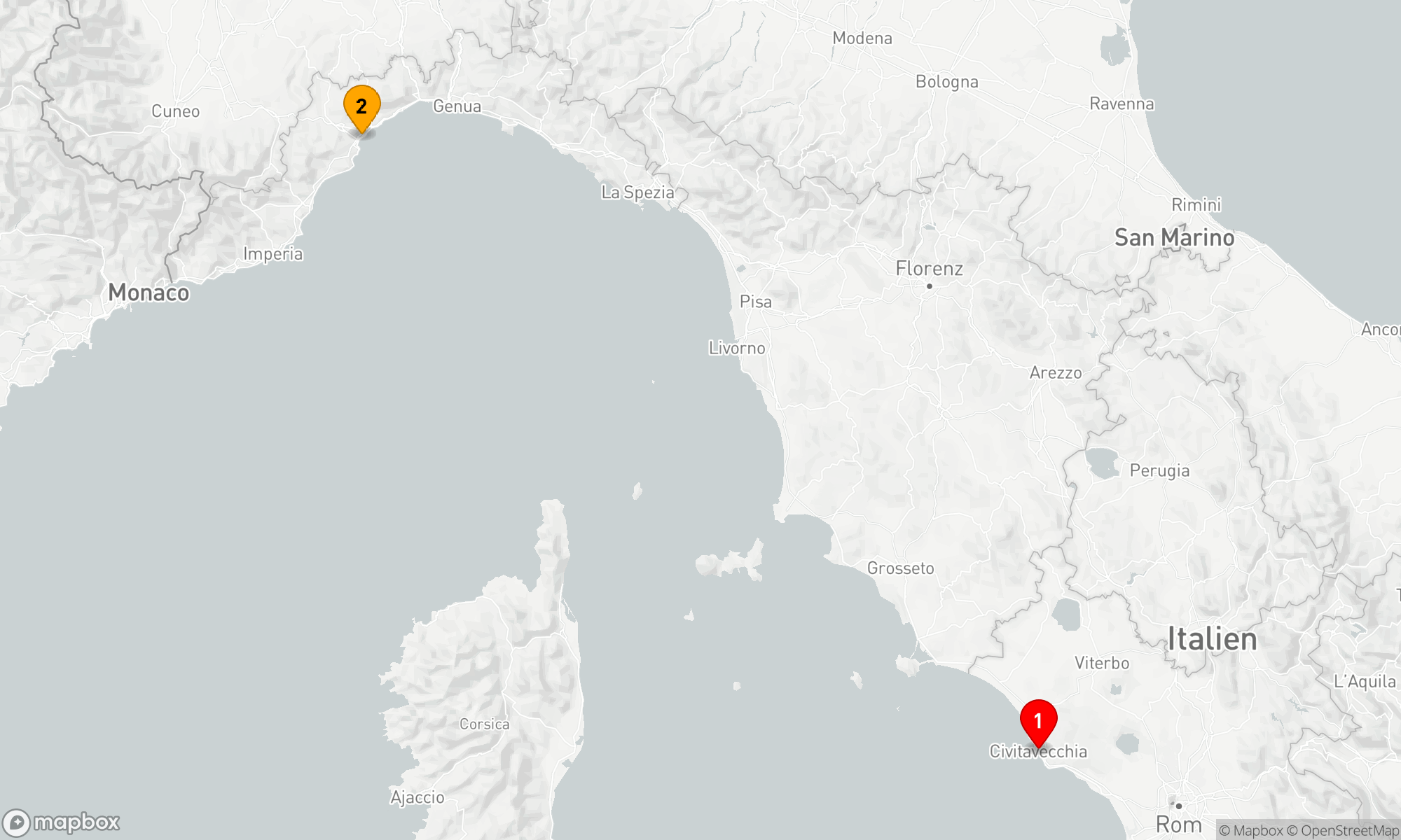 Route 1 Nacht - Mediterrane Entdeckungsreise