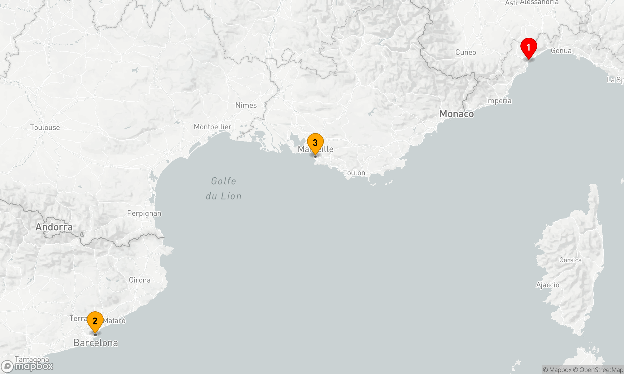 Route 3 Nächte - Mediterrane Märchenreise