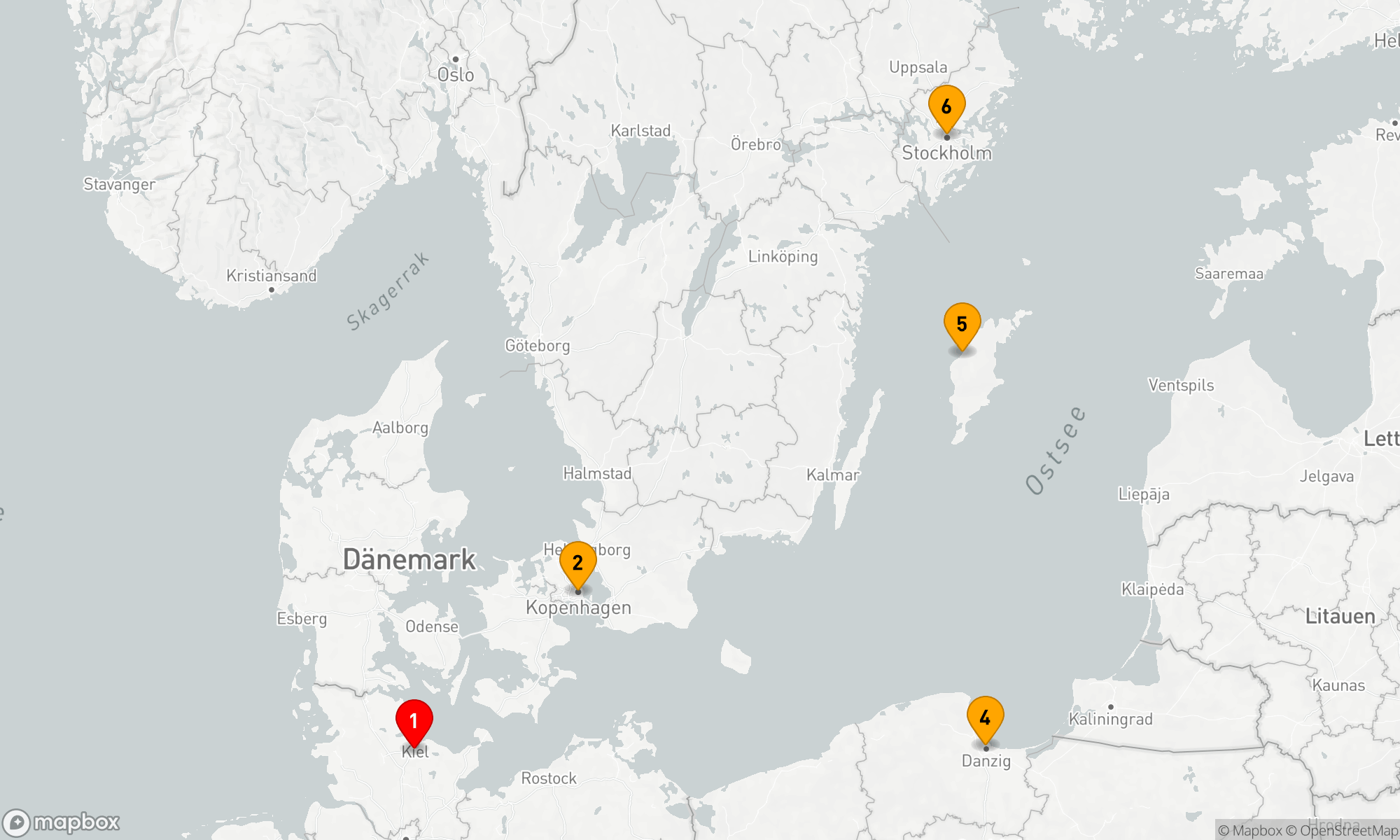 Route 7 Nächte - Nordeuropas Perlentour