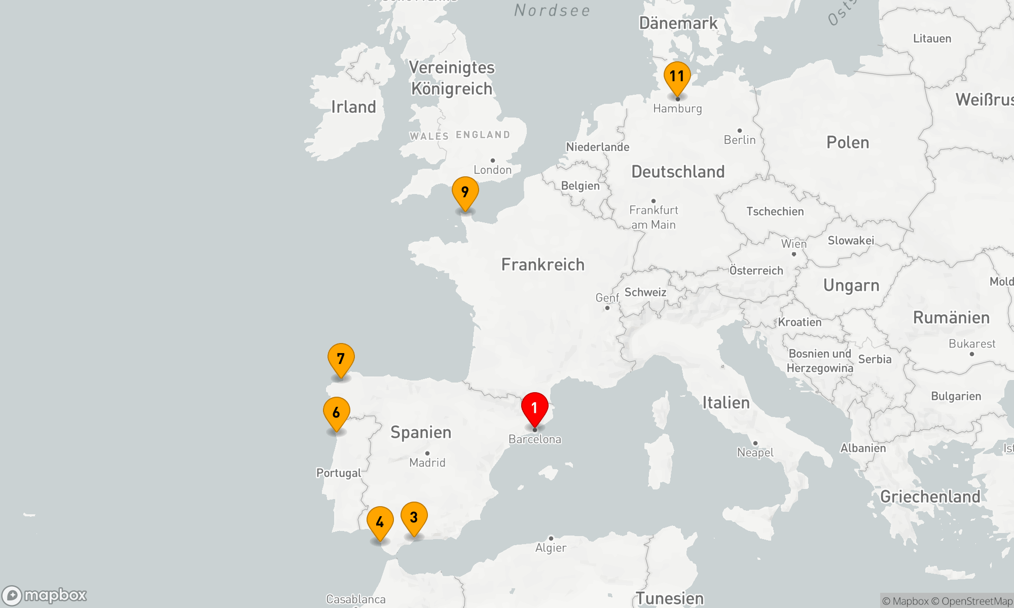 Route 10 Nächte - Mediterrane Entdeckungen und Atlantikzauber