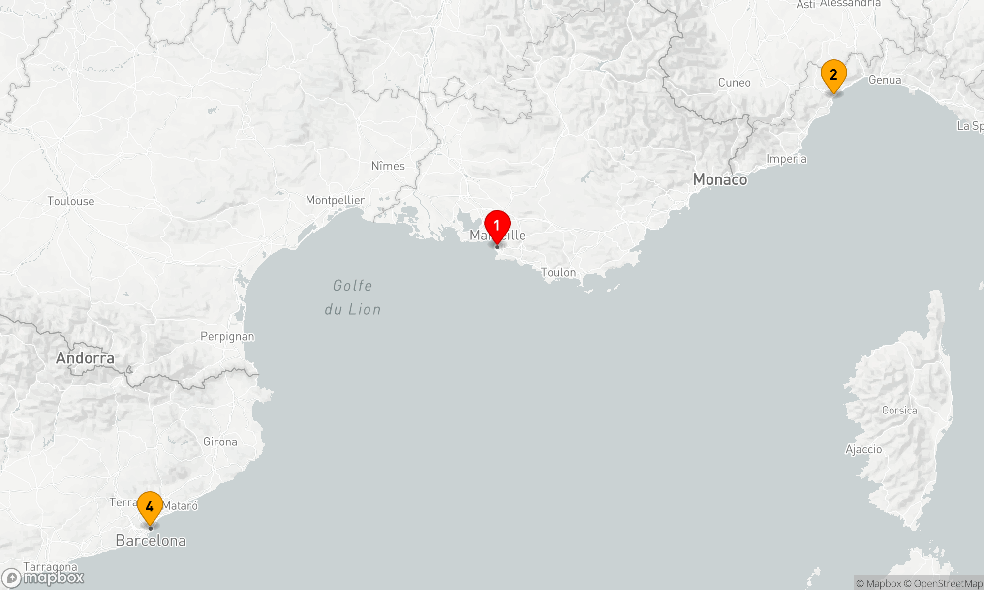 Route 4 Nächte - Mediterrane Traumreise ab Marseille