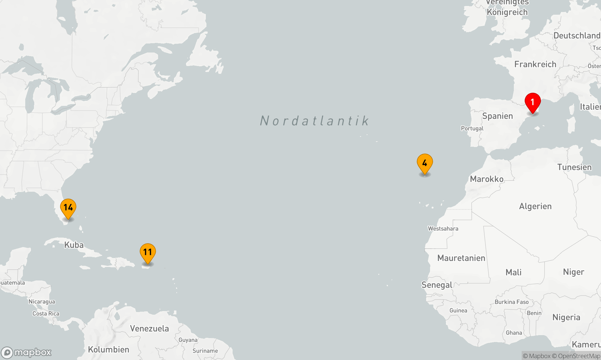 Route 13 Nächte - Von Gaudí zu den Karibischen Klängen