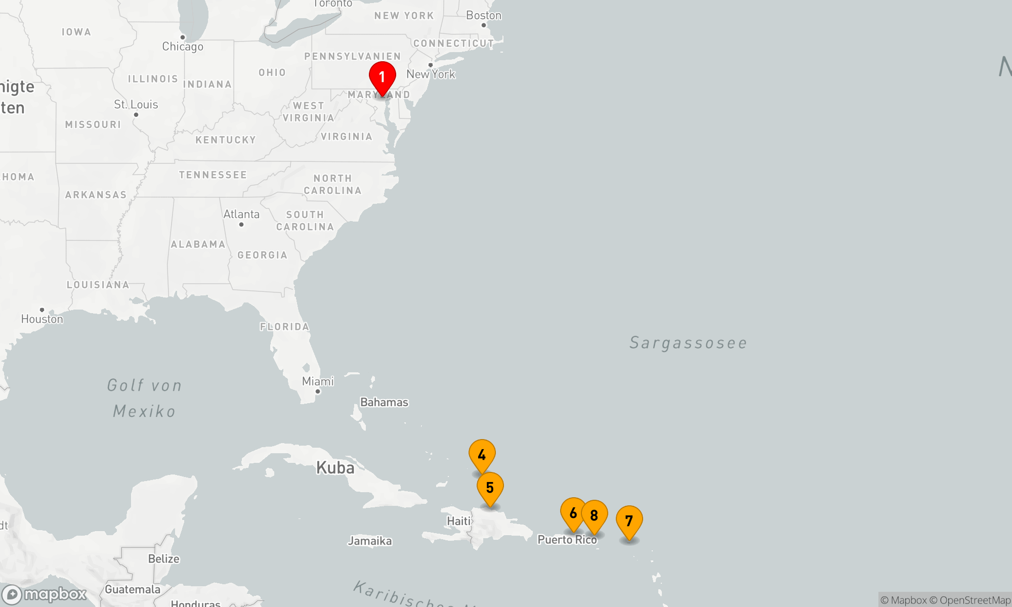 Route 11 Nächte - KREUZFAHRT IN DER ÖSTLICHEN KARIBIK