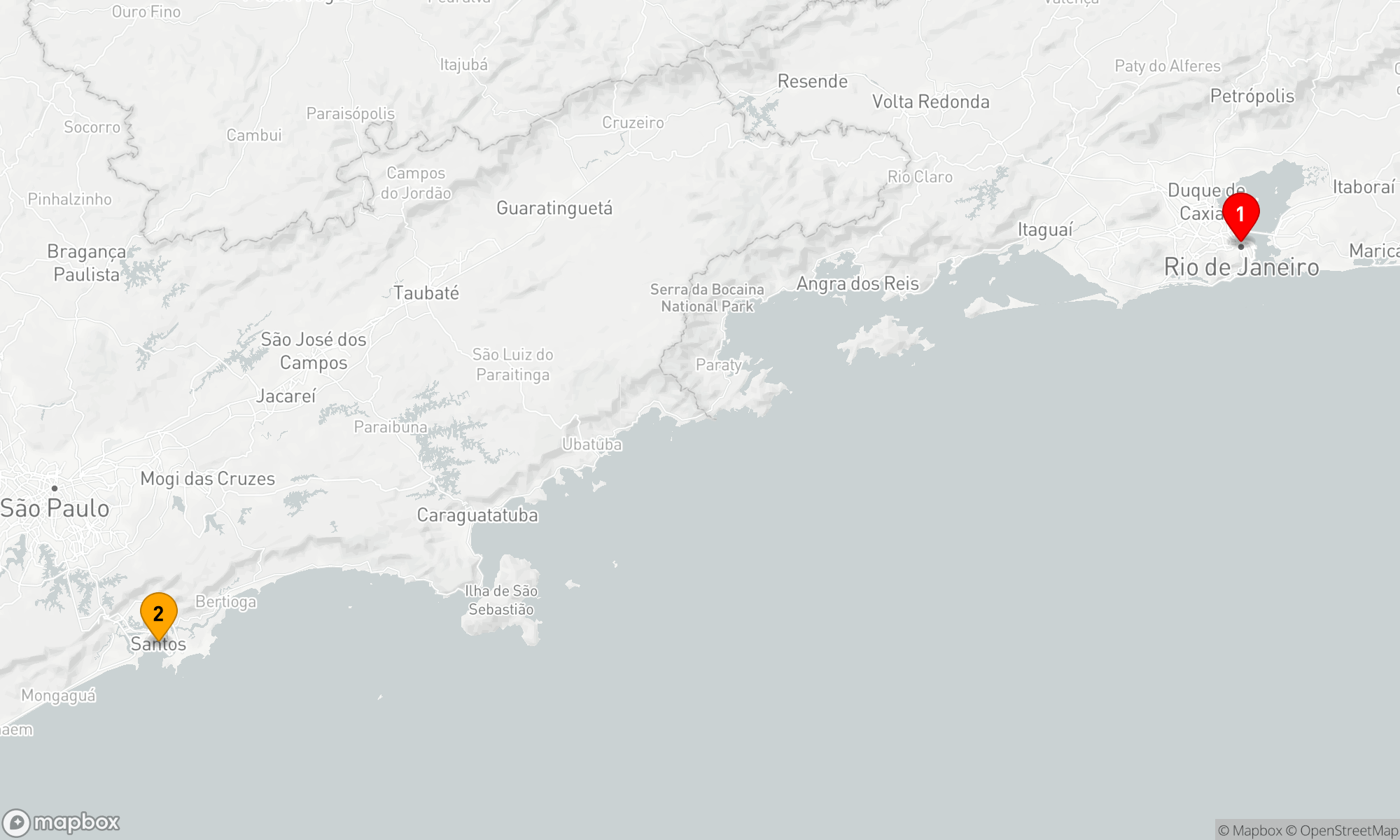 Route 1 Nacht - Tropische Kurzreise entlang der Küste Brasiliens