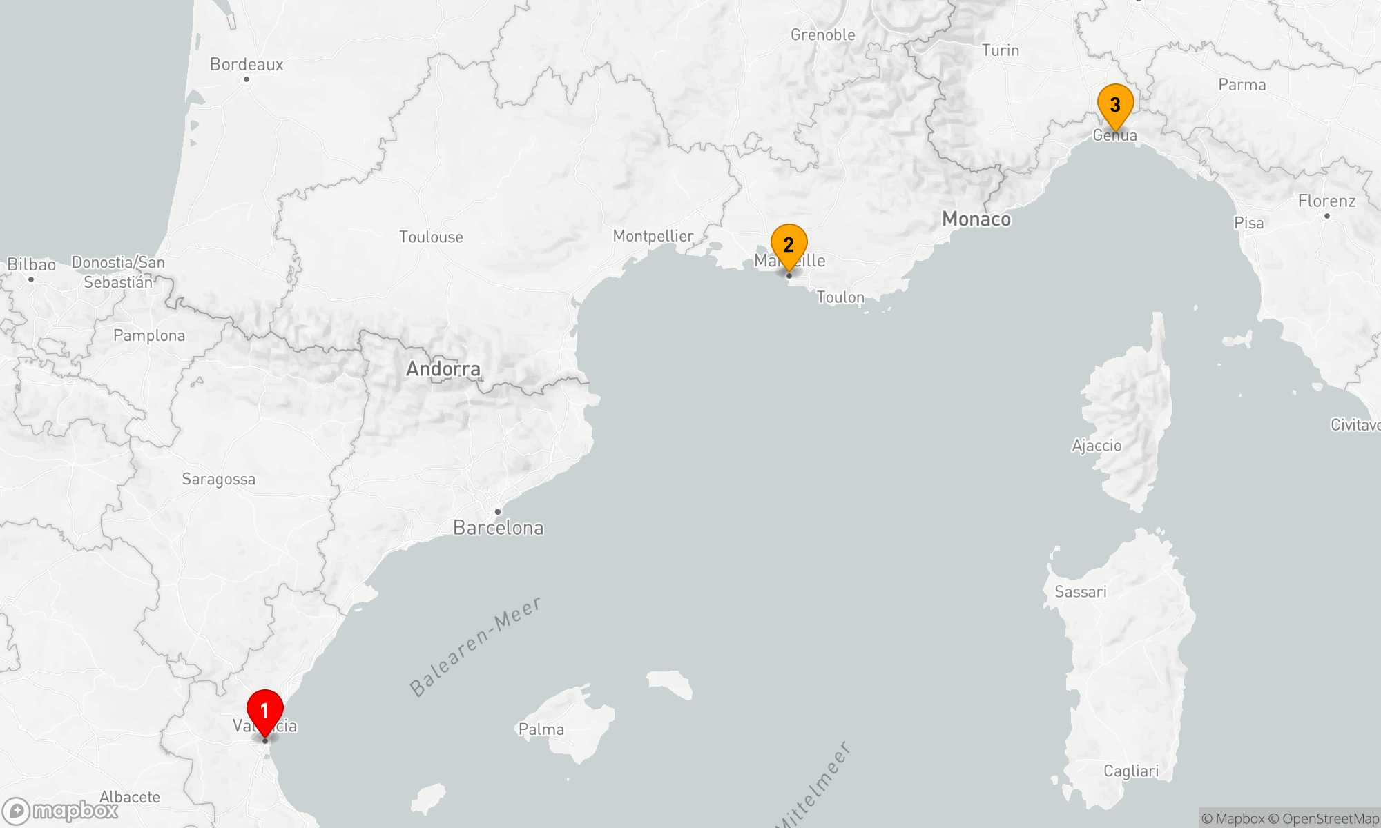 Route 4 Nächte - Mediterrane Harmonien: Eine Reise voller Klang und Küste