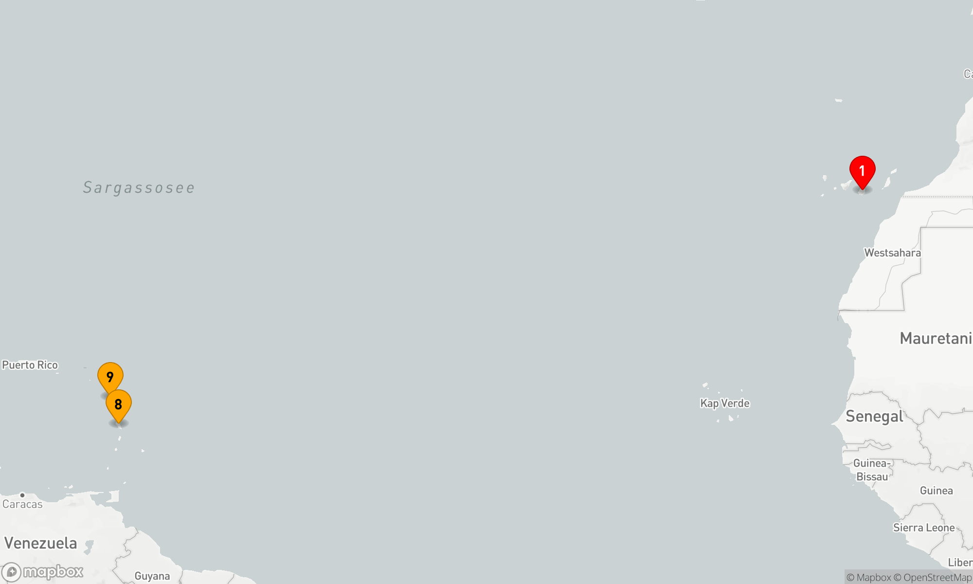 Route 8 Nächte - Traumhafte Inselwelten der Karibik