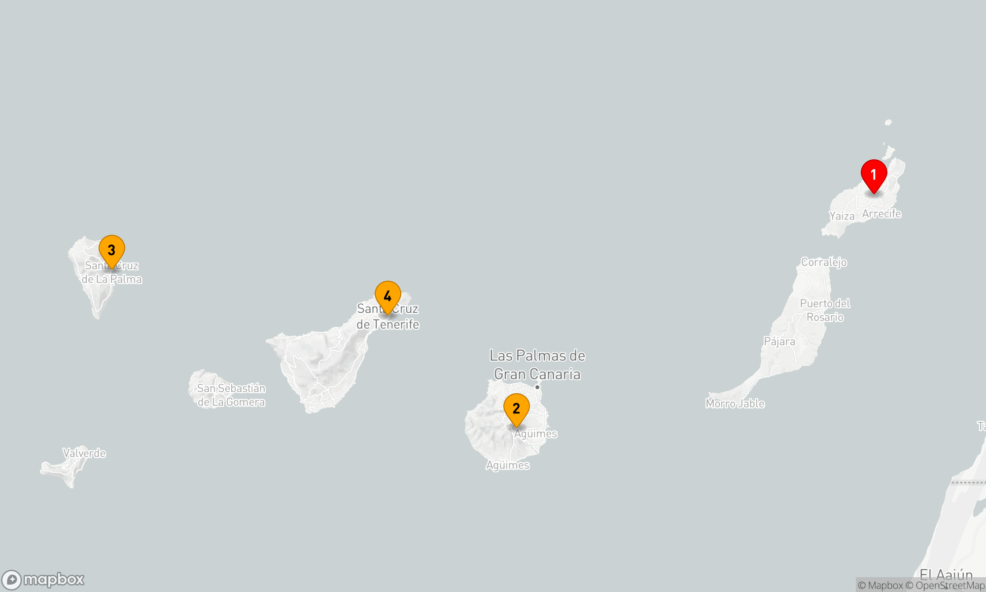Route 4 Nächte - Inselträume der Kanaren