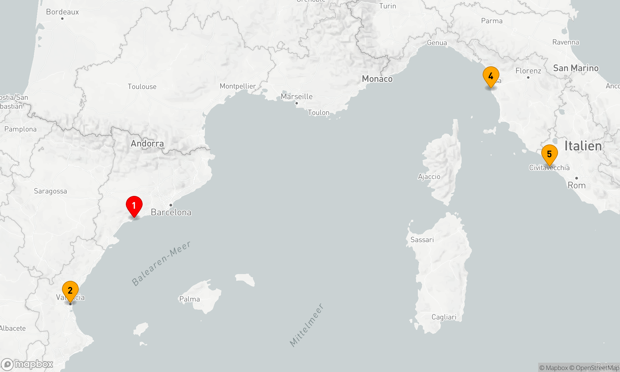 Route 4 Nächte - Mediterranes Erlebnis: Kulturelle Schätze und Kulinarische Genüsse