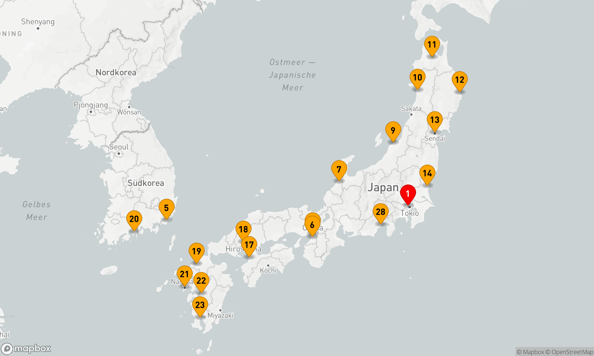 Route 28 Nächte - ERKUNDUNG VON JAPANS PFLAUMEN- UND KIRSCHBLÜTEN