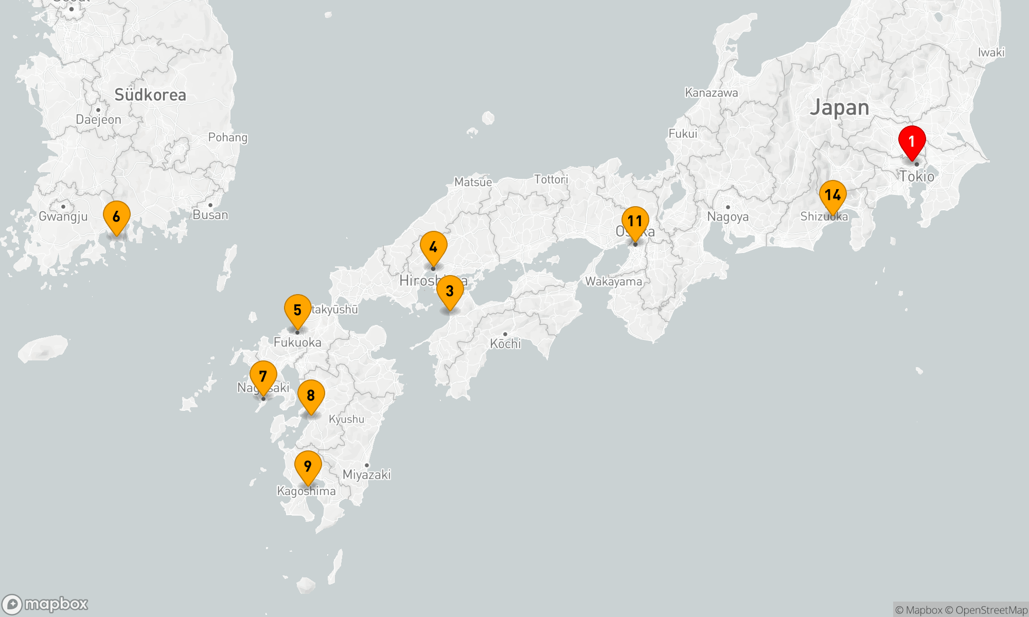Route 14 Nächte - JAPANS KIRSCHBLÜTEN